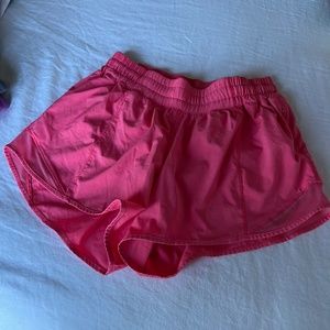 Lululemon, hot pink shorts